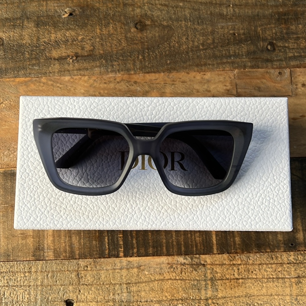 NWOT Christian Dior Midnight S1I Square Sunglasses 53mm